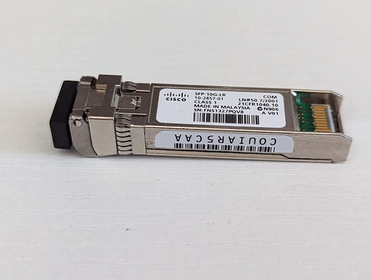 Módulos óticos dos transceptores da fibra ONS-SC+-10G-LR 10Km do modo de Cisco únicos