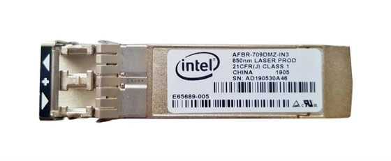Módulo ótico frente e verso do transceptor de Intel AFBR-709DMZ-IN3 SFP+ 10Gb 850nm LC