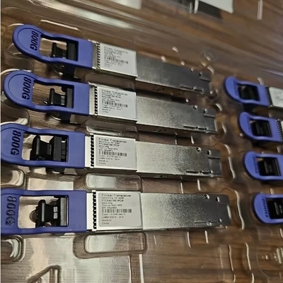 Módulos Ópticos Paralelos Finisar QSFP-DD-800G-DR8 500M SMF MPO16 para Switch de Rede 100G, Capacidade de 16 Núcleos, Taxa de Dados de 40G, 1310nm