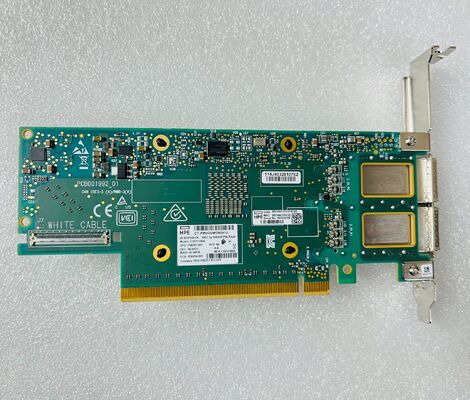 Adaptador de rede de servidor de fibra óptica QSFP56 100 Gbps VPI Connect-6 HP CX651105A PCIe 3.0 X16, placa Ethernet interna