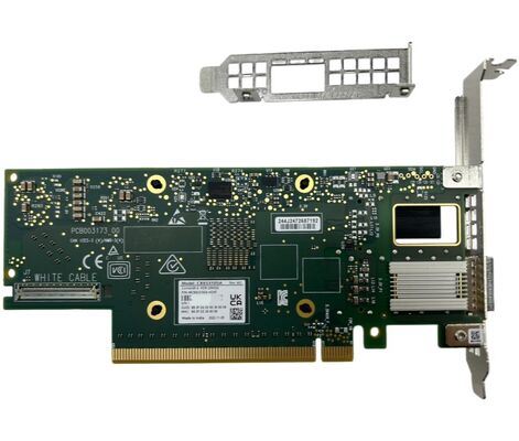 NVIDIA MCX653105A-HDAT ConnectX-6 Single Port 200G HDR InfiniBand QSFP56 PCIe 4.0 x16 RDMA Network Card for HPC AI Servers