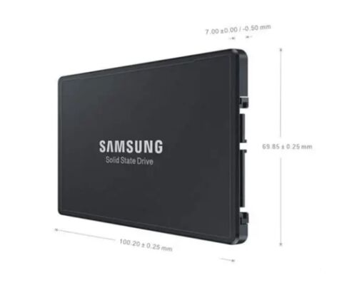 SSD empresarial Samsung PM9A3 7,68 TB PCIe 4.0 NVMe com fator de forma U.2 de 6900 MB/s