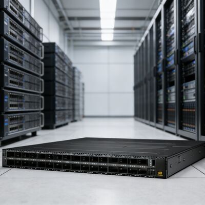 NVIDIA MQM9790-NS2R NVIDIA 400G NDR InfiniBand Switch de rede não gerenciado