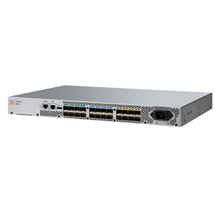 Interruptor de armazenamento de canais de fibra de brocado G610 32G SFP+ 1U Interruptor SAN Rackmount