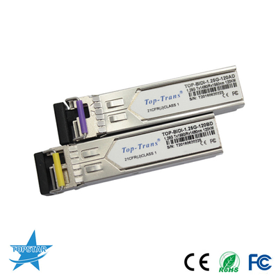 módulo ótico do transceptor 1.25G Bidi SFP de 1310/1550nm 120KM SFP