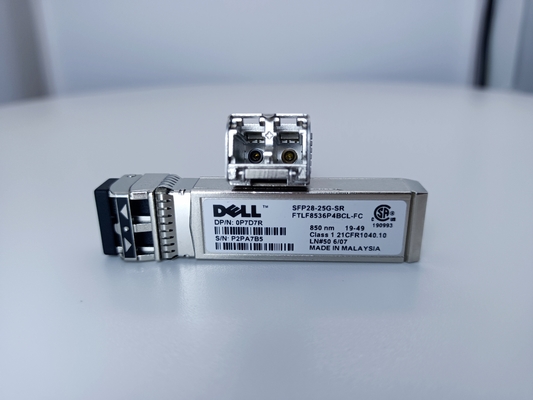Transceptor FTLF8536P4BCL-FC de Dell 25Gb/s SFP+
