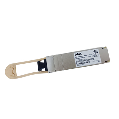 Transceptor LC frente e verso FTLC9555REPM3-E6 de Dell 100G QSFP28 SR4