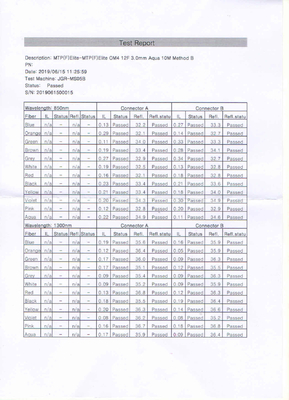 Tipo forro MTP de B às fibras OM4 dos 10M 8 do cabo do remendo da fibra de MTP multimodos