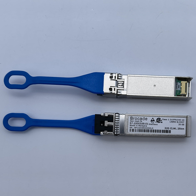 A lâmina X7 usa o transceptor 32G FC SFP+ ELWL 25KM SMF de brocado XBR-000478