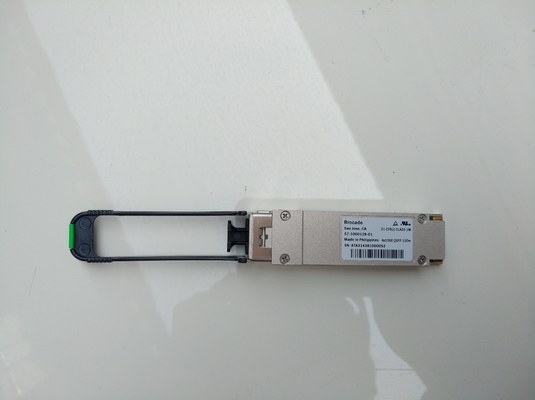 57-1000129-01 uso de brocado Gen6 FC32-64 do transceptor de QSFP+ 40GBASE-SR4 MMF MPO