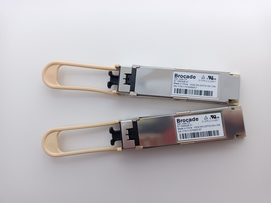 Transceptor 57-1000326-01 4x25GbE 100GBASE-SR4 de brocado Gen6 FC32-64 FC SFP