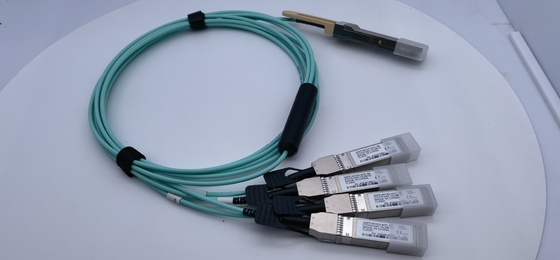 Cabo ótico 40G QSFP+ de Cisco QSFP-4X10G-AOC3M Compatible Breakout Ative a 4x10G SFP+ 3M