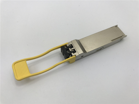 Fibra ótica do único modo do transceptor QSFP28 1310nm de CWDM4 100G 2KM
