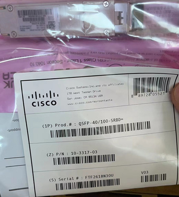 SÊNIOR 40GBASE e 100G BiDi do transceptor ótico de Cisco QSFP-40 QSFP28 10-3317-01