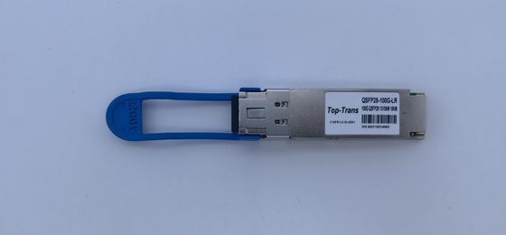 Único Lambda sistema ótico 500M SMF LC QSFP-100G-DR frente e verso do Arista QSFP28 100G PAM4