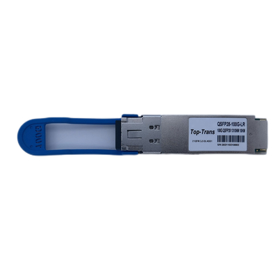 Único Lambda sistema ótico 10KM SMF LC QSFP-100G-LR frente e verso do Arista QSFP28 100G PAM4
