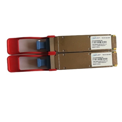 Transceptor ótico InnoLight de TR-FC13D-N00 100G QSFP28 ER4 Lite
