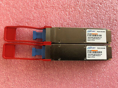 Transceptor ótico TR-FC13D-NSN das taxas duplas de InnoLight 100Gb/s QSFP28 ER4 Lite