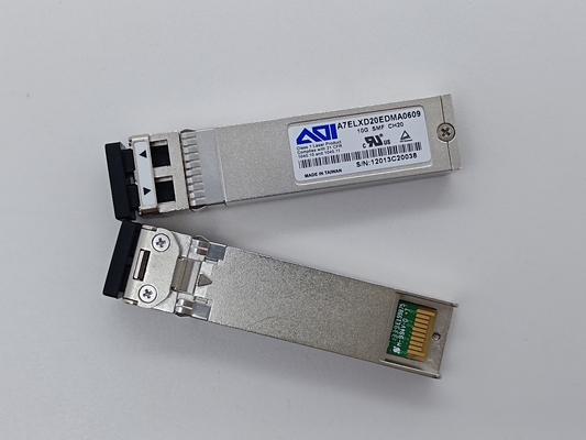SFP+ DWDM Dual LC 10G 40km SMF Transceptor AOI A7ELXD20EDMA0609 Óptico