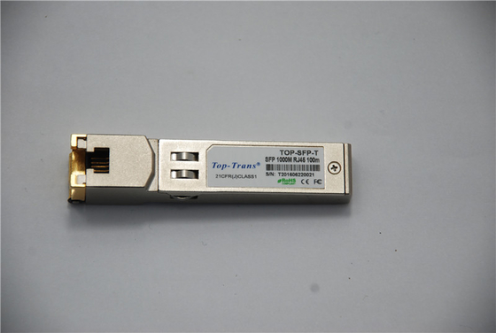 Módulos ópticos de transceptor SFP de cobre 1,25G 1000M RJ45 100M compatíveis com GLC-TE