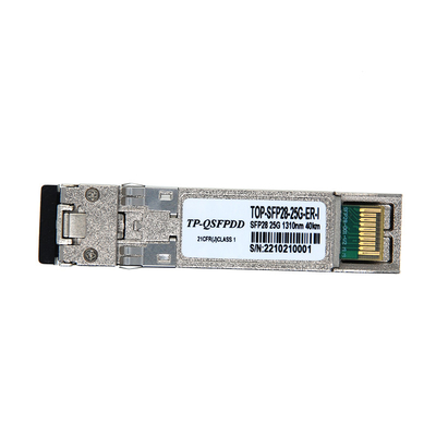 Top Trans MSA e TAA 25GBase-ER SFP28 Transceptor SMF 1310nm 40km LC DOM