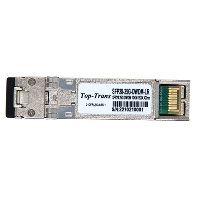 Módulo óptico DWDM 25G SFP28 Transceptor SMF 1270nmTx / 1330nmRx 10km LC DOM