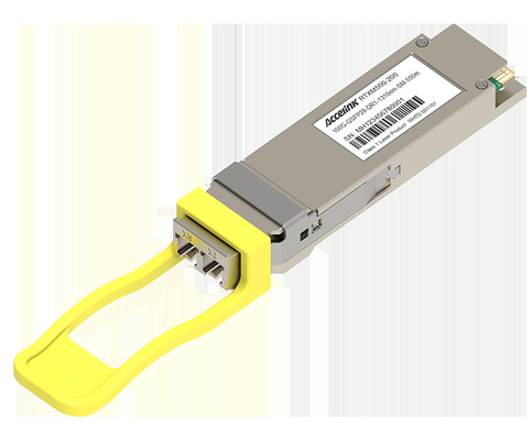 Transceptor QSFP28 LC ótico de RTXM500-200 100G QSFP28 DR1 1310nm 500m frente e verso
