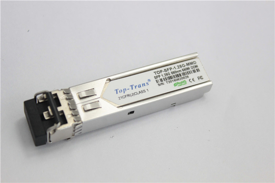 Módulo ótico frente e verso do transceptor do Arista SFP-1G-SX SFP 1.25G 850nm LC multimodo