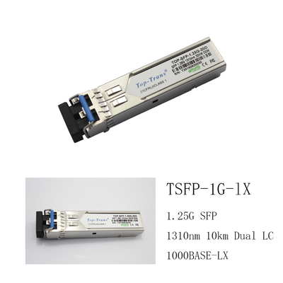 Transceptor Singlemode compatível 1310nm 10km SMF LC duplo do Arista SFP-1G-LX SFP