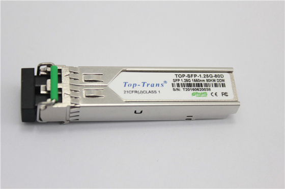 Transceptor ótico Singlemode 1550nm 80KM de Fortinet FR-TRAN-ZX Gigabit Ethernet SFP