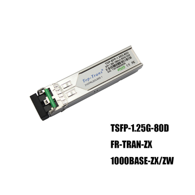 Transceptor ótico Singlemode 1550nm 80KM de Fortinet FR-TRAN-ZX Gigabit Ethernet SFP