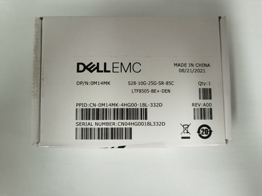 Módulo ótico do transceptor da compatibilidade eletrónica S28-10G-25G-SR-85C LTF8505-BE+-DEN 0M14MK de Dell