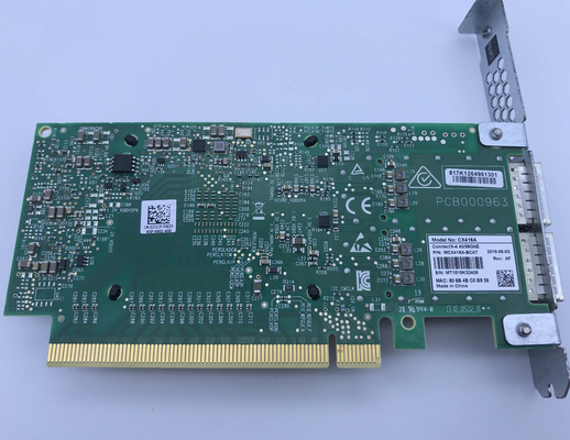 Adaptador QSFP28 PCIe3.0 X16 portuário duplo de Mellanox MCX416A-BCAT 40/56GbE
