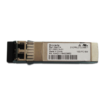 Módulo do transceptor 850nm 300m LC MMF do canal SFP+ da fibra 10G de brocado XBR-000218 57-1000114-01