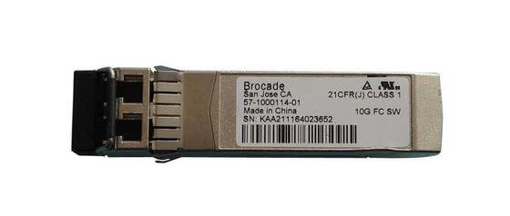 Transceptor 10GBASE-SWL 850nm LC MMF de brocado 57-1000492-01 XBR-000418 10G FC SFP+