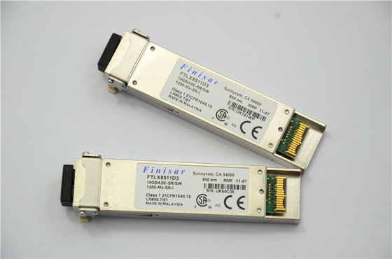 Transceptor ótico de Finisar FTLX8511D3 850nm XFP para ethernet de 10GBASE-SR/interruptor 10G