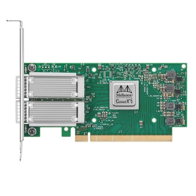 Adaptador de rede portuário duplo QSFP28 de Mellanox MCX516A-CDAT 100GbE ConnectX-5 CX516A