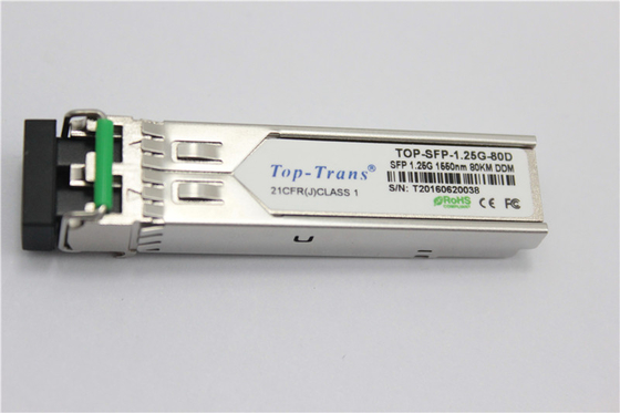 Sistema ótico Singlemode dos ethernet de SFP do gigabit do zimbro EX-SFP-1GE-LH 1550nm 70km