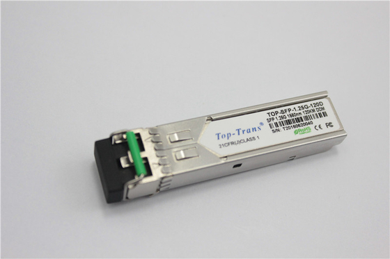 Sistema ótico Singlemode dos ethernet de SFP do gigabit do zimbro SFP-1GE-EZX-120 1550nm 120km