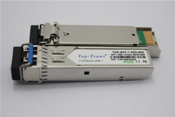 Sistema ótico Singlemode dos ethernet de SFP do gigabit do zimbro EX-SFP-1GE-LX40K 1310nm 40km