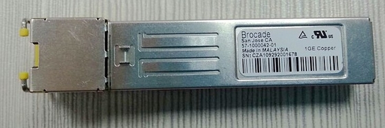 Módulo ótico do cobre 1000BSAE-T RJ45 do transceptor 1G de brocado 57-1000042-01 XBR-000190 SFP