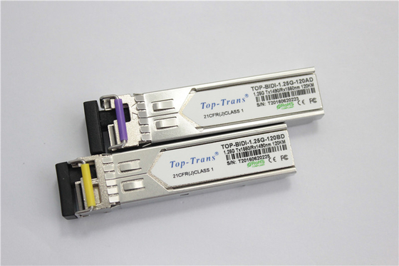 Transceptor simples de Cisco GLC-BX120-U 1.25G BIDI SFP 1490nm 1550nm 120km SMF LC