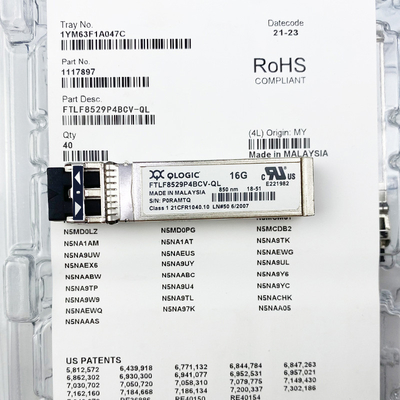 Módulo ótico Qlogic FTLF8529P4BCV-QL do transceptor do canal 850nm SFP+ da fibra 16GB