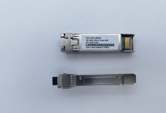 transceptor ótico do longo-curso de 10G SFP+ ZR+ 1550nm 80km 100km 120km SMF
