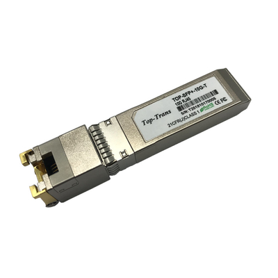Transceptor compatível do cobre 10G RJ45 SFP+ de Mellanox MFM1T02A-T 10GBASE-T