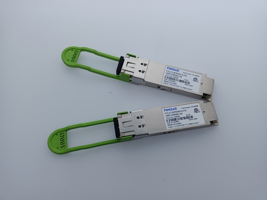 Aplicações originais de Finisar FTLC1157RGPL6-FB 2km 100G CWDM4 QSFP28 com FEC