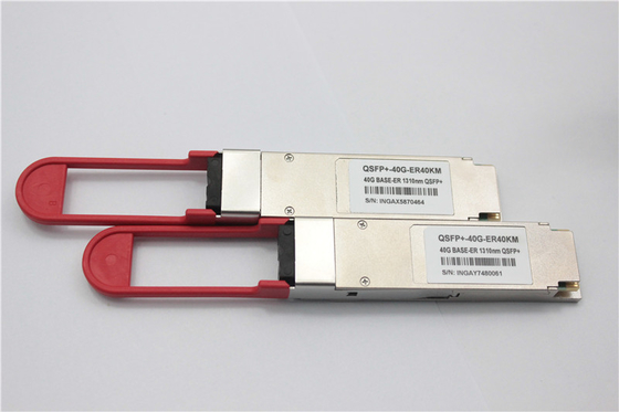 Módulo ótico frente e verso de brocado 57-1000327-01 40G-QSFP-ER4 SMF LC 40km QSFP+