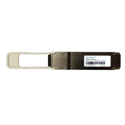 Transceptor ótico frente e verso do módulo do Arista QSFP-100G-ZR4 100GBASE-ZR4 QSFP28 80km SMF LC
