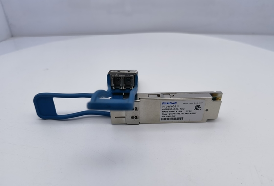 Duplex LC da fibra 1310nm 10km da manutenção programada do módulo 40GBase-LR4 do transceptor de Finisar FTL4C1QE1L QSFP+