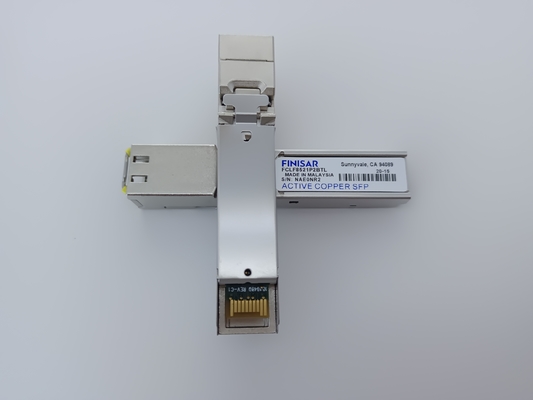 10/100/1000Base-T 100m SFP Cooper Modulo de Transmissor Óptico Finisar SFP FCLF8521P2BTL-DL